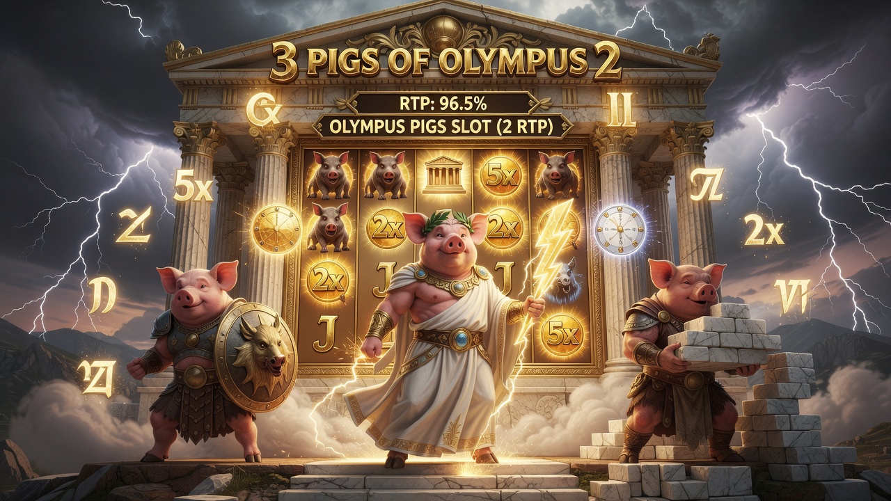 3 Pigs of Olympus RTP Percentage: Olympus Pigs Slot (2 RTP) and What to Expect from the Game’s Payouts