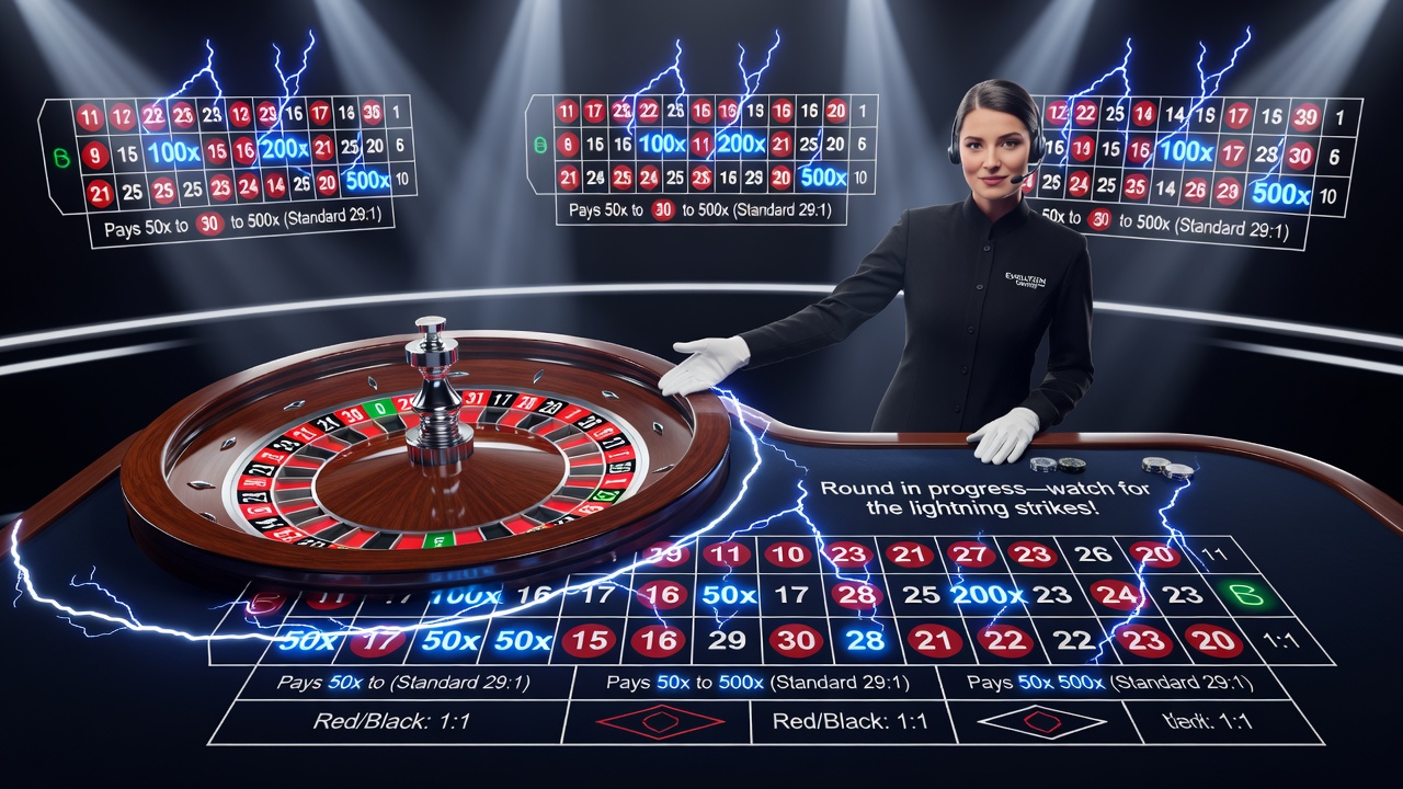 Lightning Roulette Strategy, Odds, Payouts, Statistics, and Live Game Rules