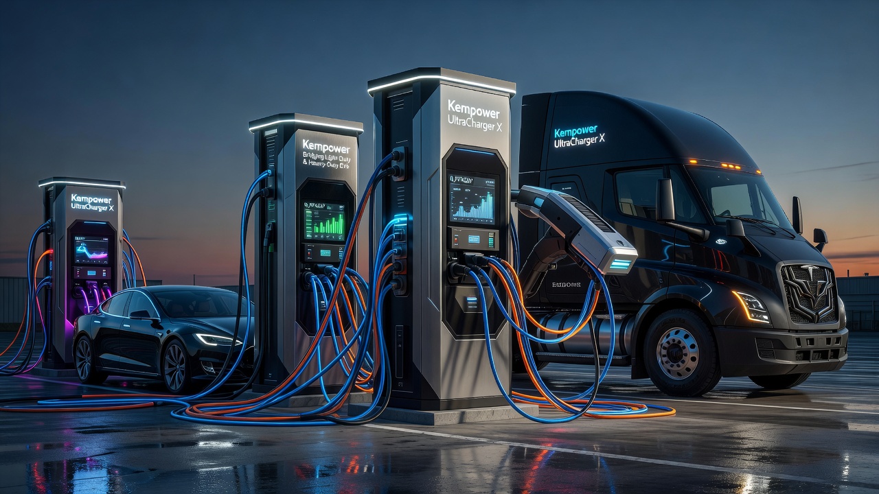 Kempower's New Charger Bridges Cars and Heavy-Duty Trucks